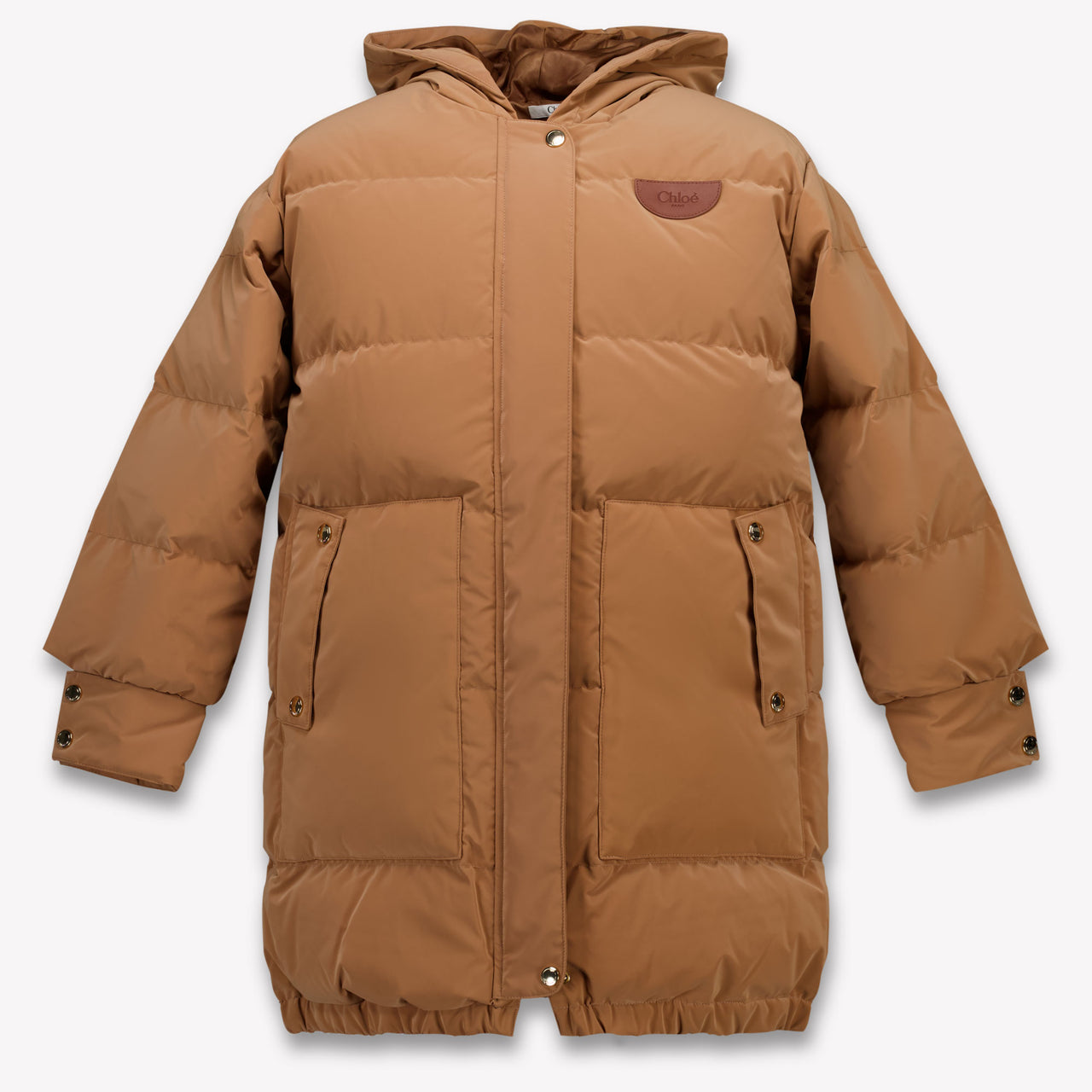 Chloe Kids Girls Jackets In Beige