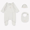 Chloe Baby Girls Romper in White