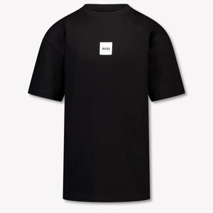 Boss Kids Boys T-Shirt In Black