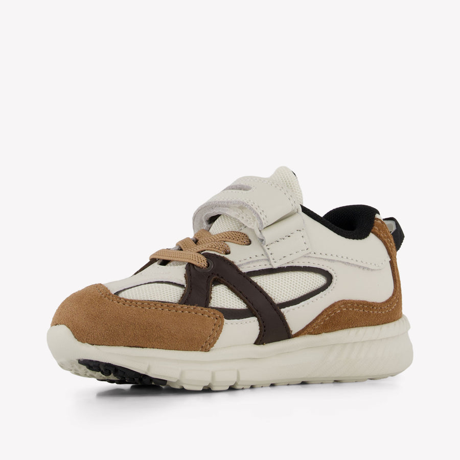 Boss Boys Sneakers In Beige
