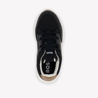 Boss Boys Sneakers In Black