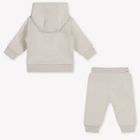 Boss Baby Boys Jogging suit In Light Beige