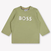 Boss Baby Boys T-Shirt In Light Green