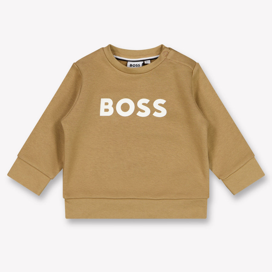 Boss Baby Boys Sweater In Camel