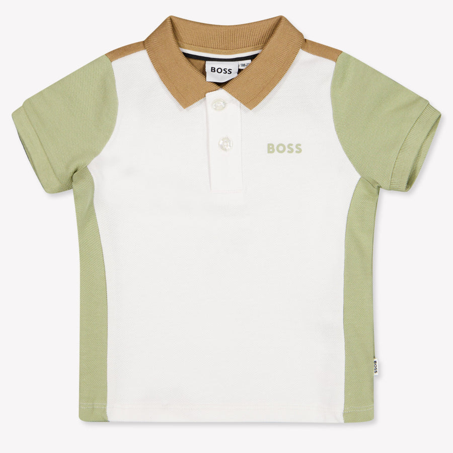 Boss Baby Jongens Polo In Wit