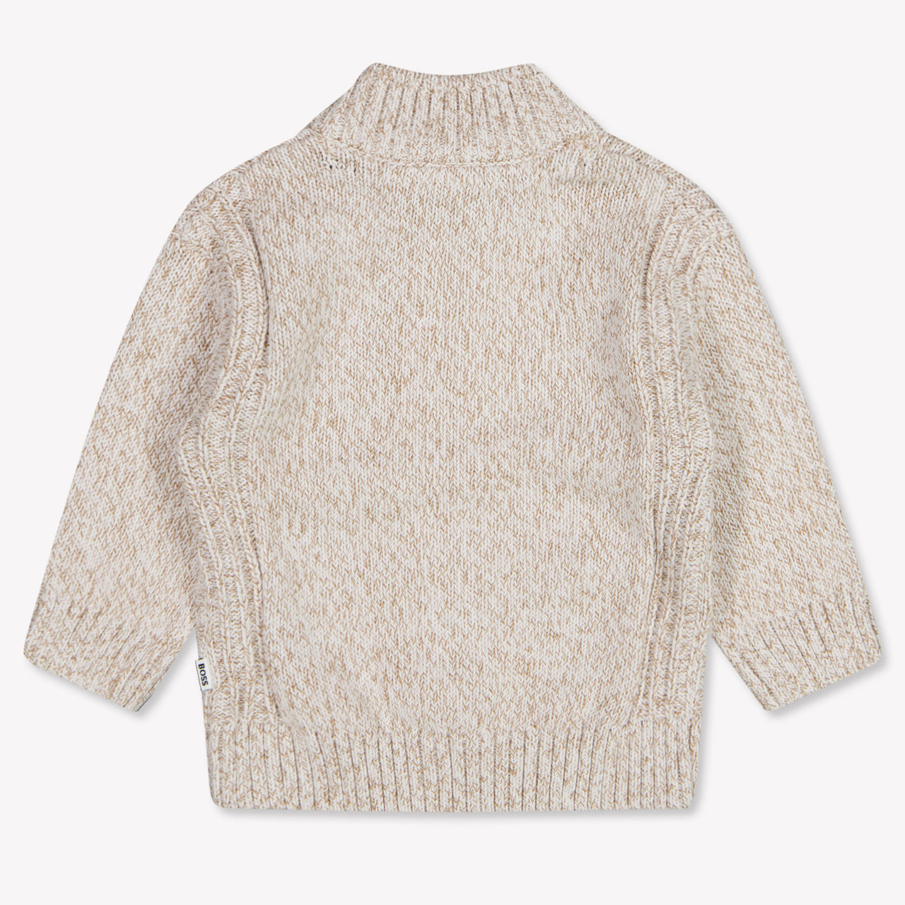 Boss Baby Boys Cardigan In Light Beige