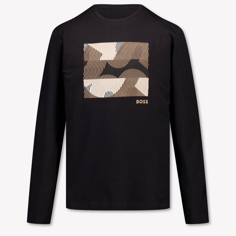 Boss Boys T-Shirt in Black