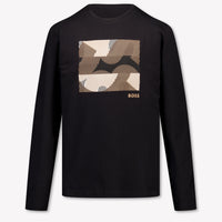 Boss Boys T-Shirt in Black
