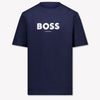 Boss Kinder Jongens T-Shirt In Navy