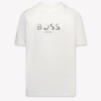 Boss Kinder Jongens T-Shirt In Wit