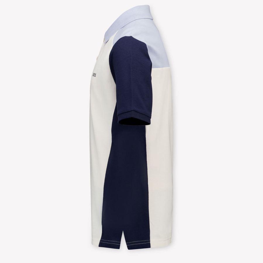 Boss Kinder Jongens Polo In Off White