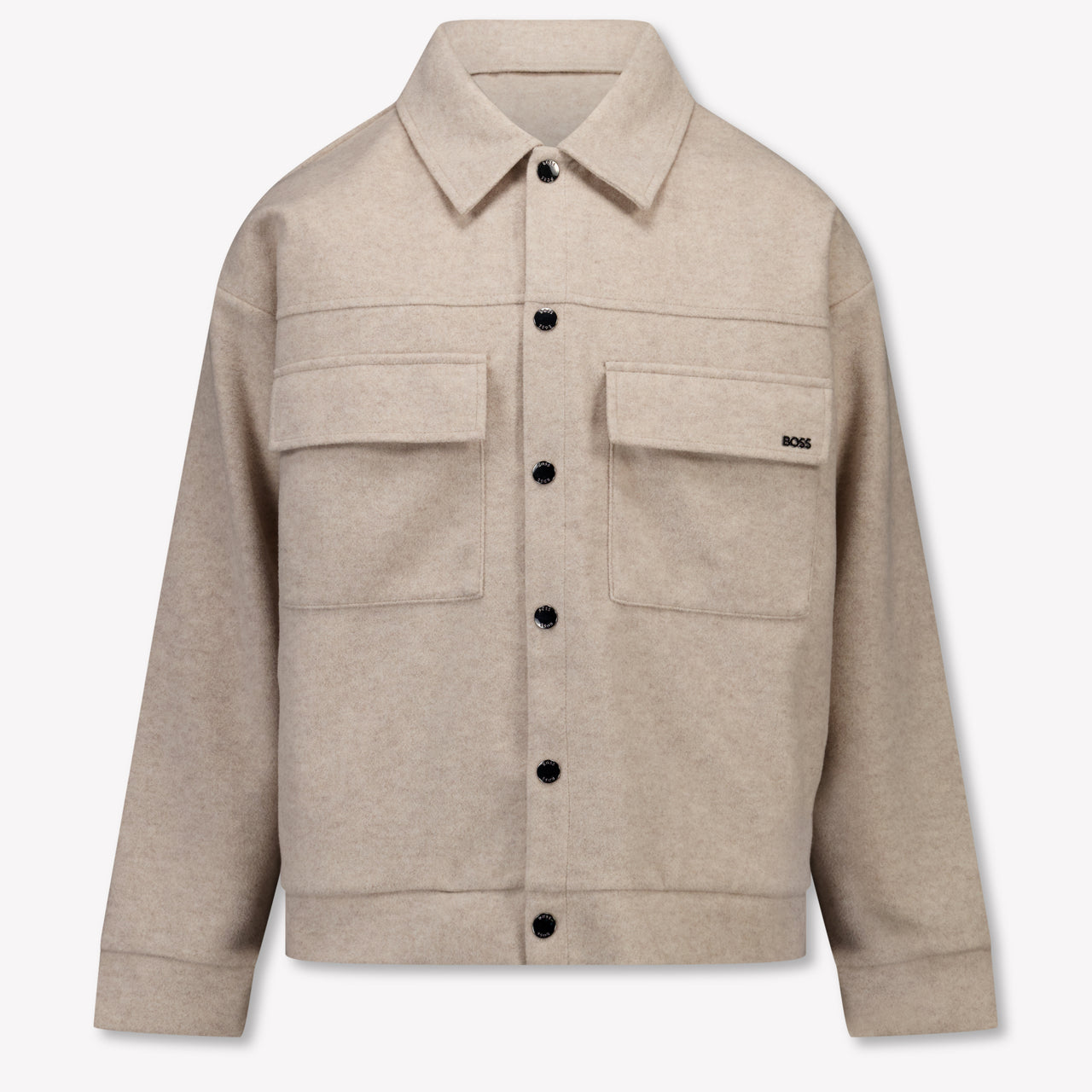 Boss Kids Boys Cardigan In Beige