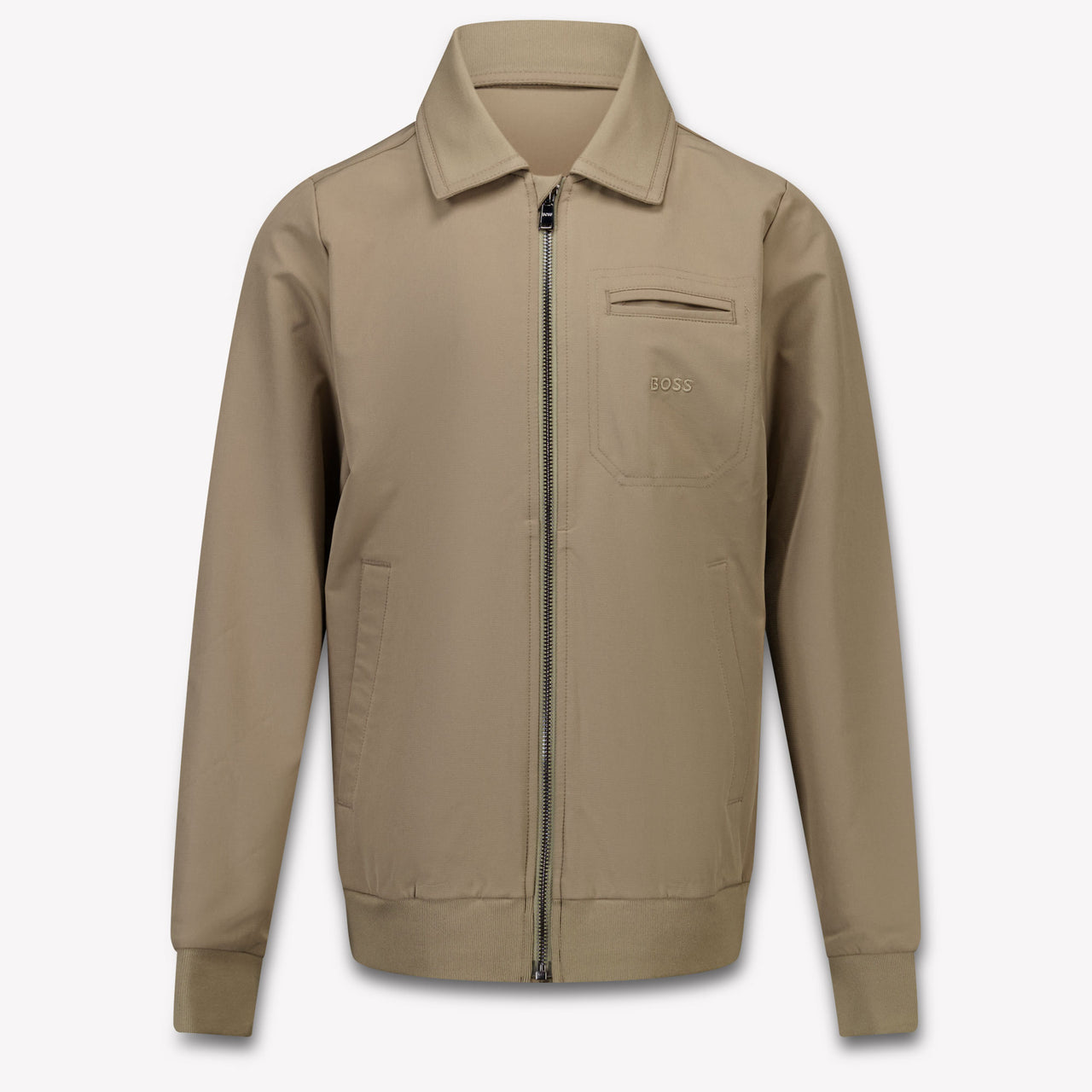 Boss Kinder Jongens Vest In Taupe