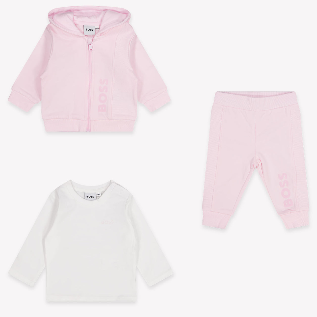 Boss Baby Meisjes Joggingpak In Licht Roze