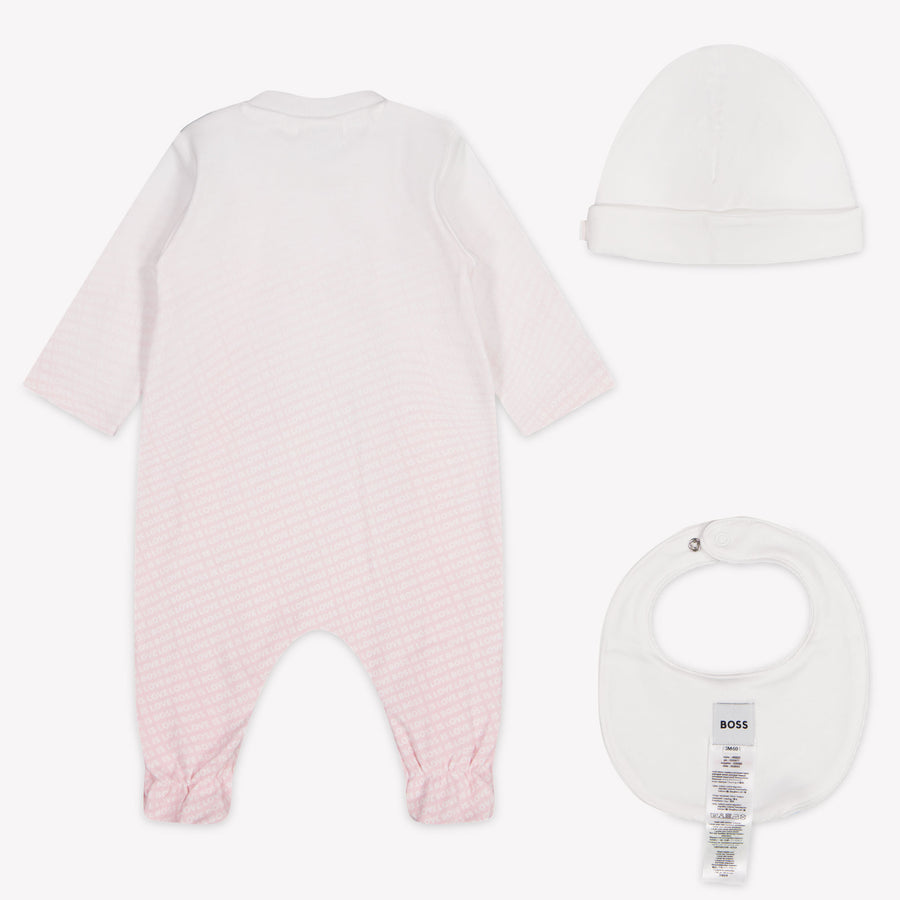 Boss Baby Girls Playsuit In Light Pink