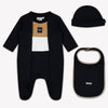 Boss Baby Boys Romper in Black
