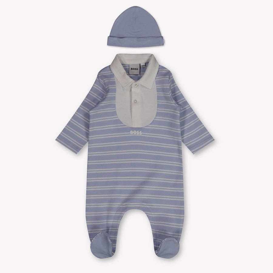 Boss Baby Boys Playsuit In Light Blue
