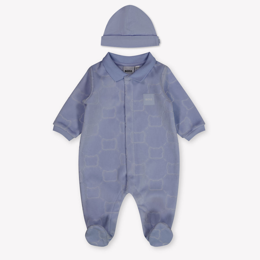 Boss Baby Boys Playsuit In Light Blue