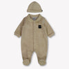 Boss Baby Boys Playsuit In Light Beige