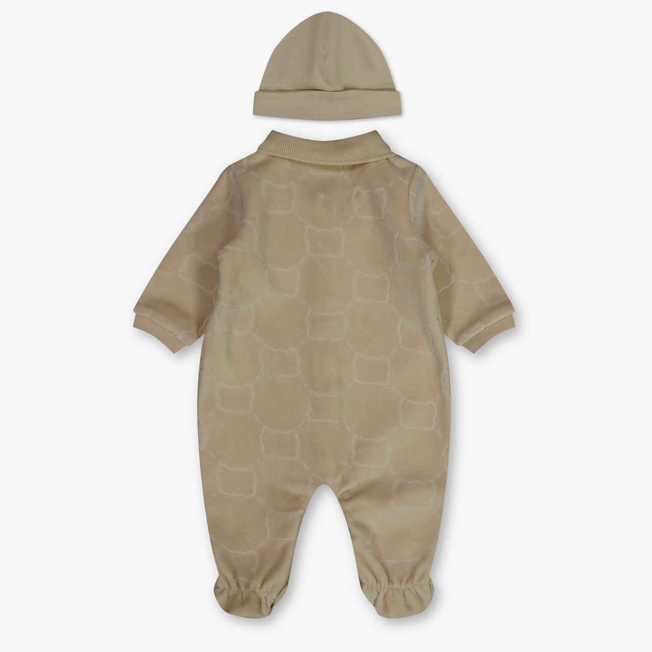 Boss Baby Boys Playsuit In Light Beige