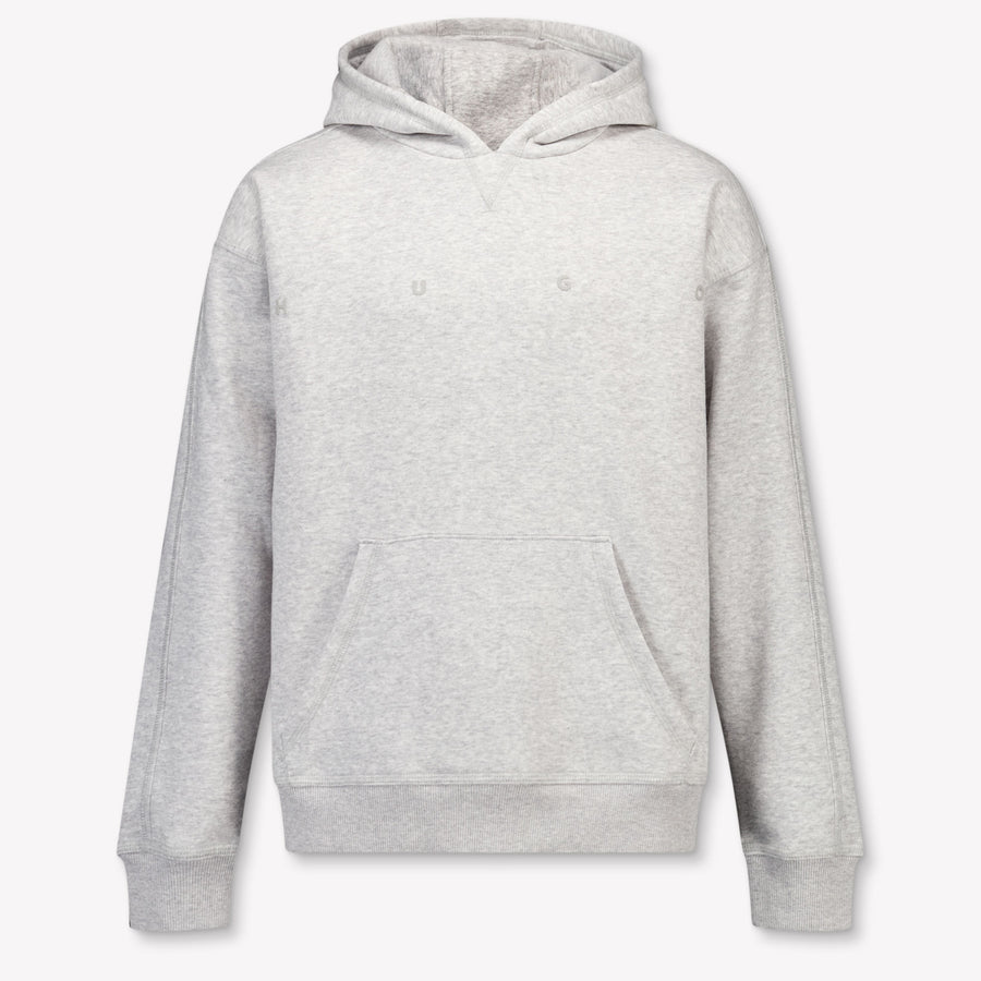 HUGO Kids Boys Sweater In Gray