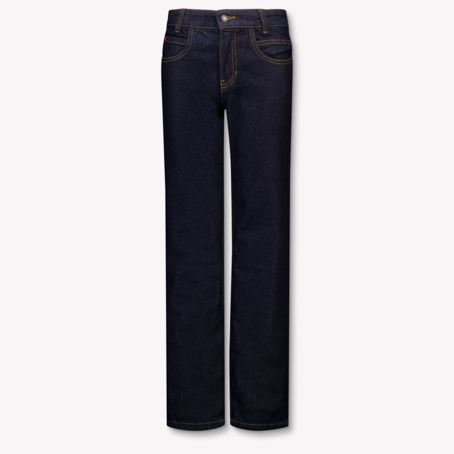 HUGO Kinder Jongens Jeans In Donker Blauw