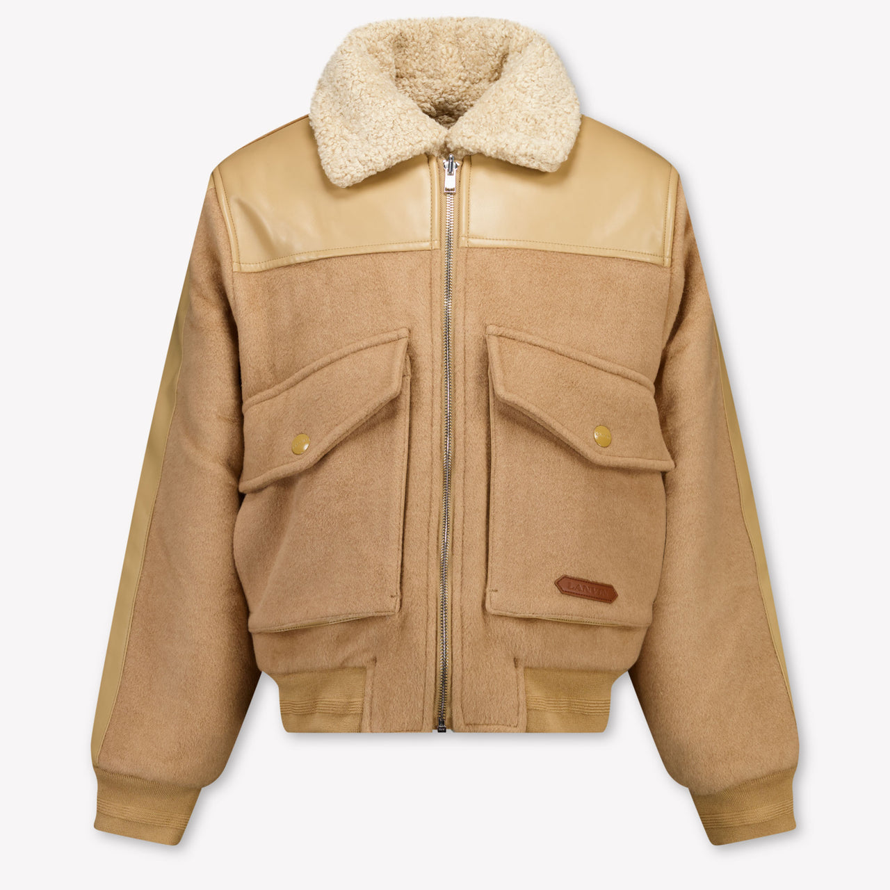 Lanvin Kids Boys Winter coat In Beige
