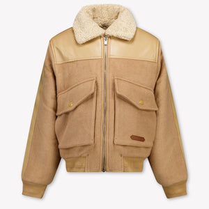 Lanvin Kids Boys Winter coat In Beige