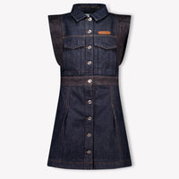 Lanvin Kinder Meisjes Jurk In Jeans