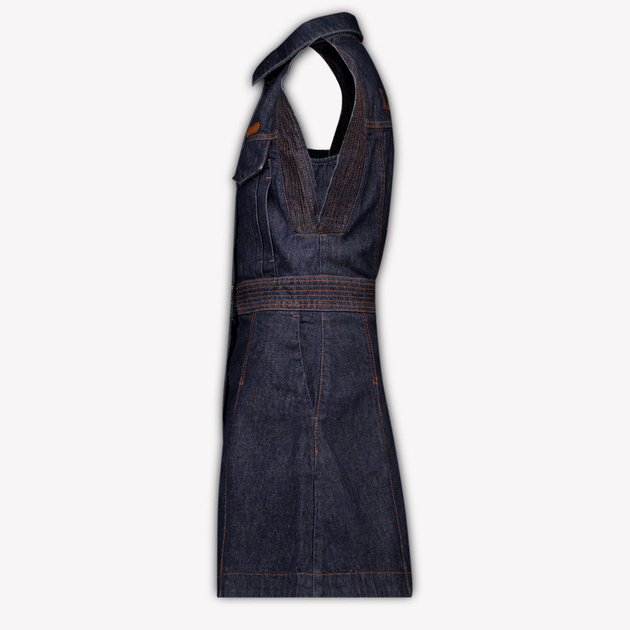 Lanvin Kinder Meisjes Jurk In Jeans