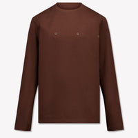 HUGO Kids Boys T-Shirt In Dark Brown