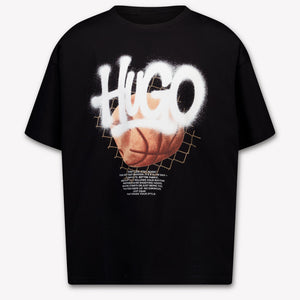 HUGO Boys T-Shirt in Black