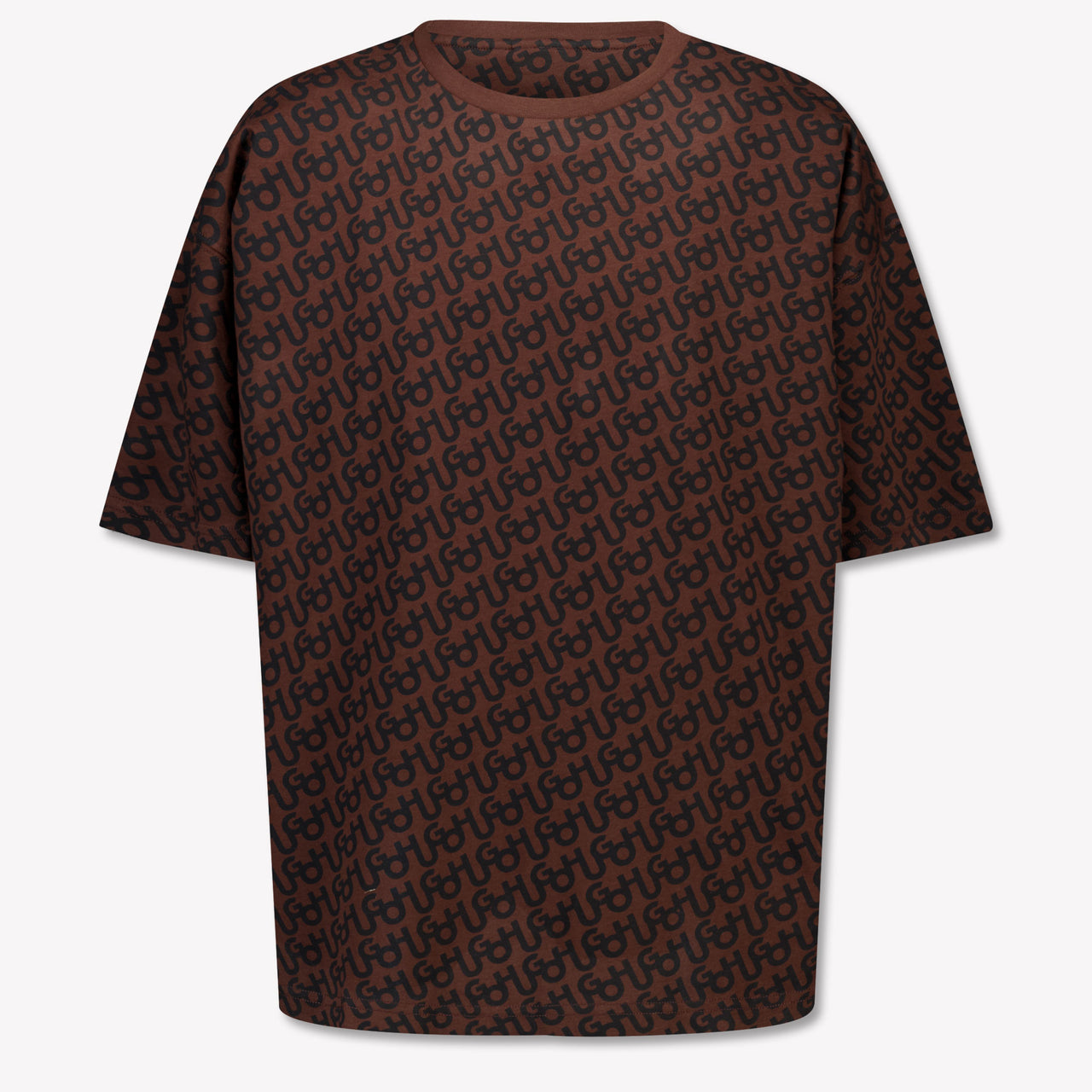 HUGO Boys T-Shirt in Dark Brown
