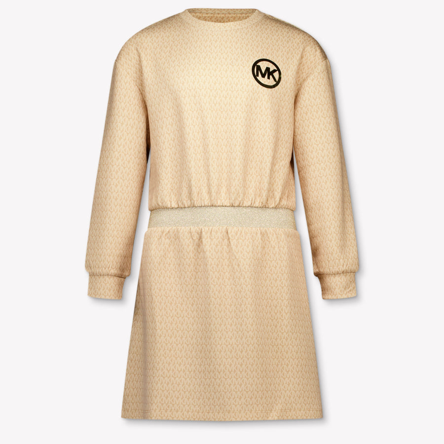 Michael Kors Kids Girls Dress In Beige