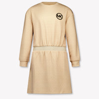 Michael Kors Kinder Meisjes Jurk In Beige