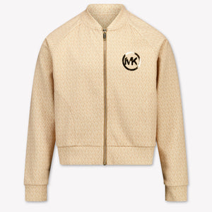 Michael Kors Girls Cardigan in Beige