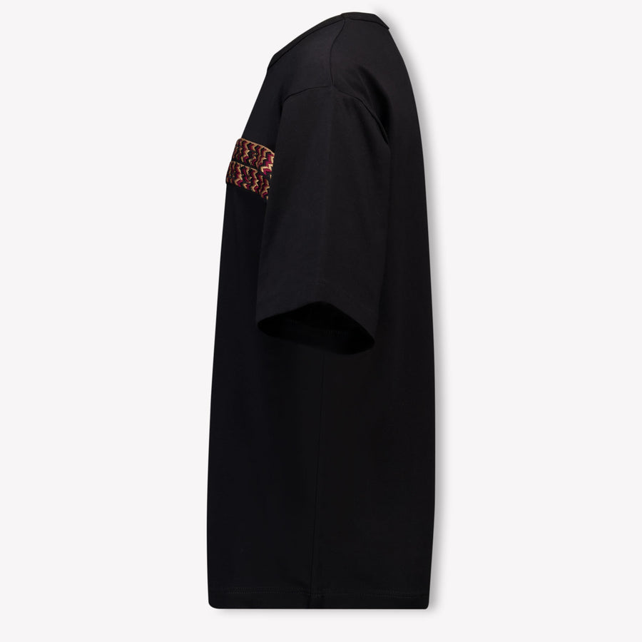 Lanvin Kinder Jongens T-Shirt In Zwart