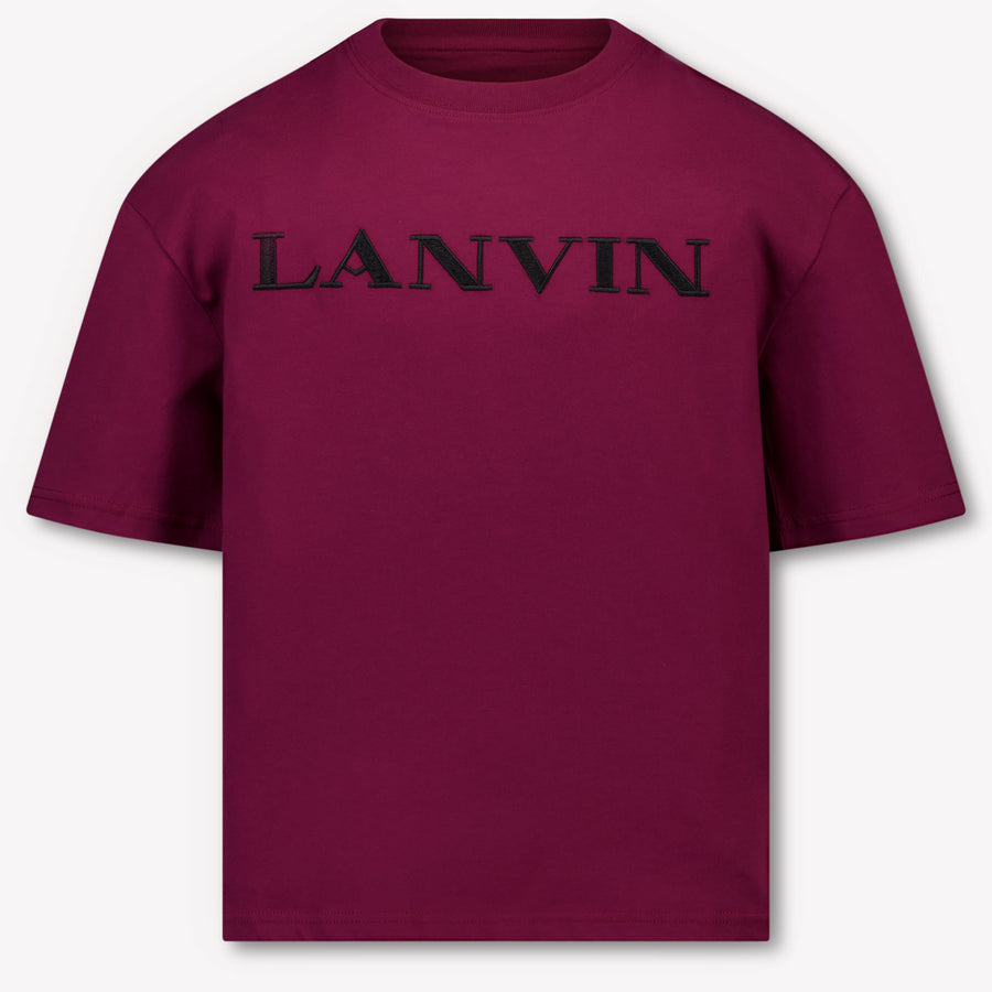 Lanvin Boys T-Shirt in Bordeaux