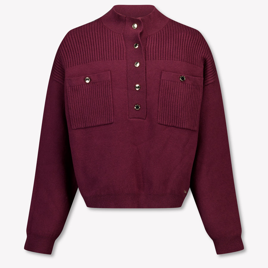 Chloe Girls Sweater in Bordeaux