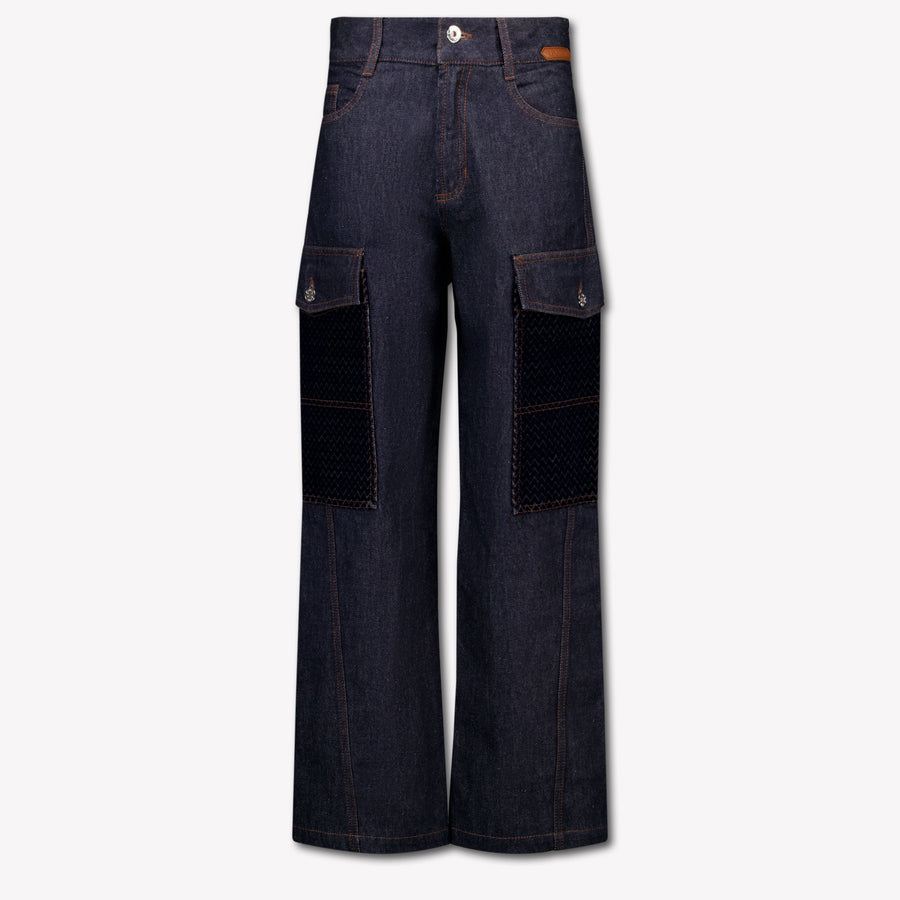Lanvin Boys Jeans in Dark Blue