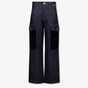 Lanvin Kinder Jongens Jeans In Donker Blauw