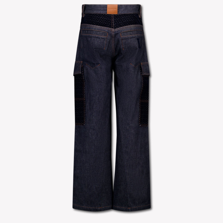 Lanvin Kinder Jongens Jeans In Donker Blauw
