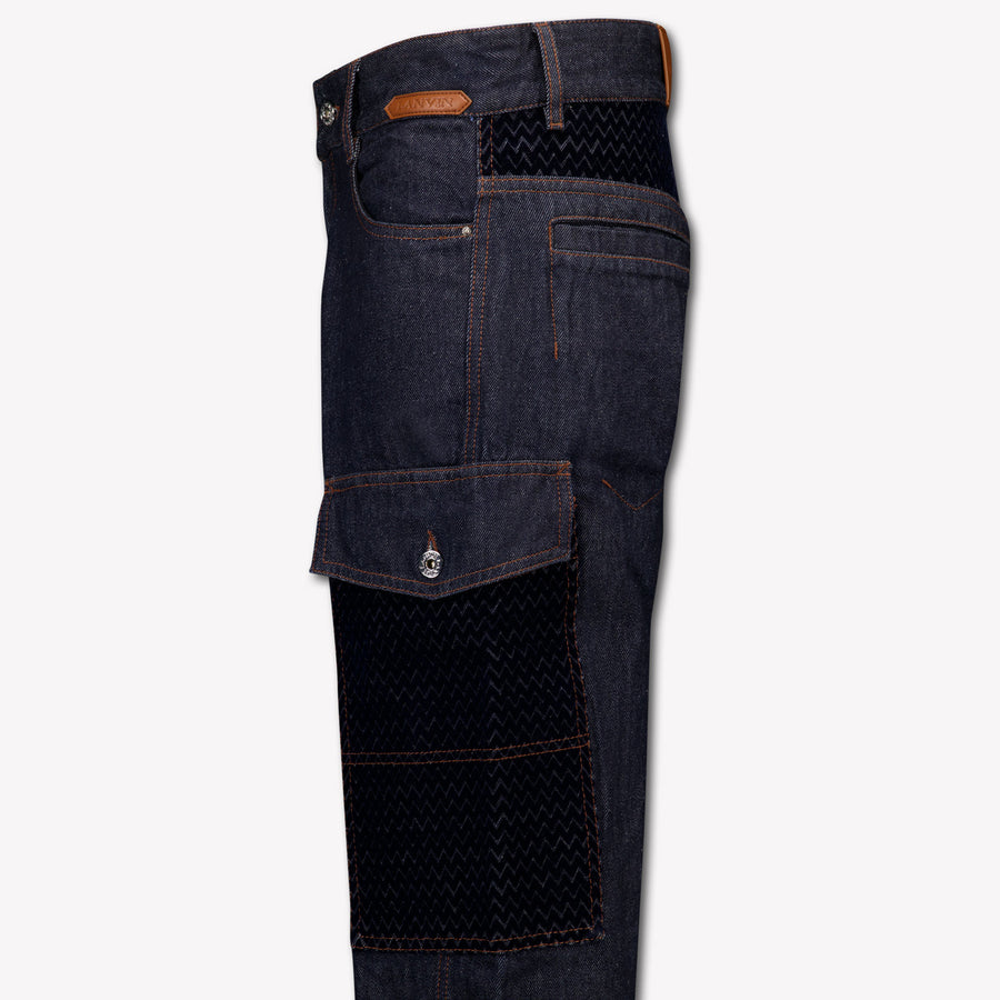 Lanvin Kinder Jongens Jeans In Donker Blauw