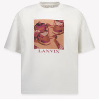 Lanvin Kids Boys T-Shirt In OffWhite
