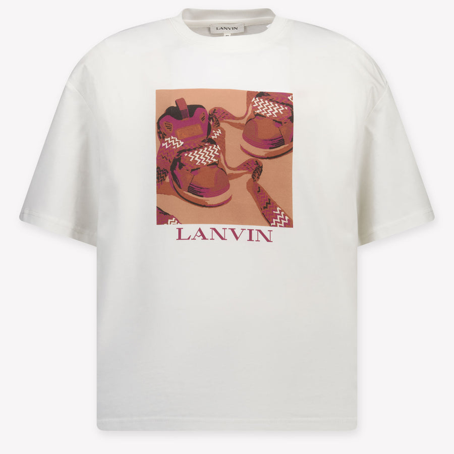 Lanvin Kids Boys T-Shirt In OffWhite