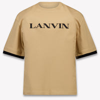 Lanvin Kinder Jongens T-Shirt In Beige
