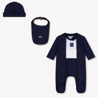 Boss Baby Boys Playsuit In Navy