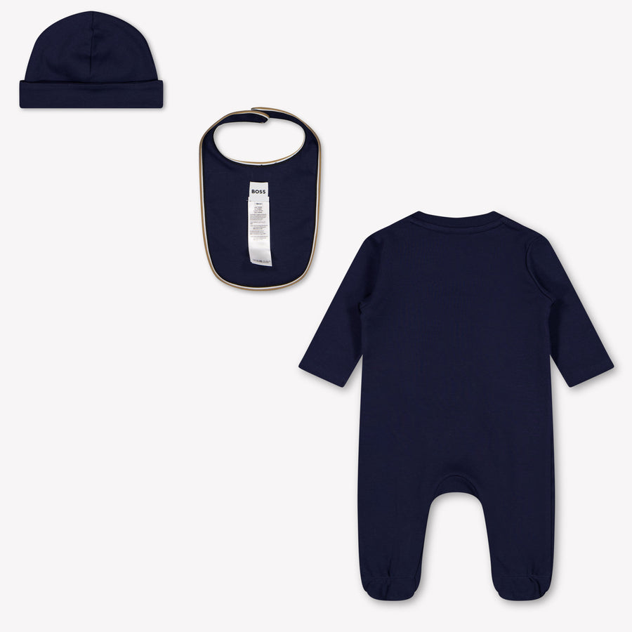 Boss Baby Boys Playsuit In Navy