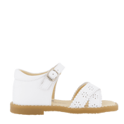 Andanines Children's Girls Sandals White