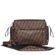 Fendi Baby Unisex Diaper Bag  Brown
